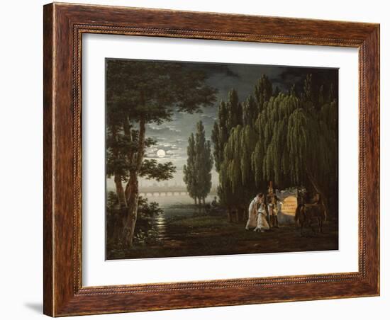 At the Tomb of Colonel Monginot-Emile Jean Horace Vernet-Framed Giclee Print