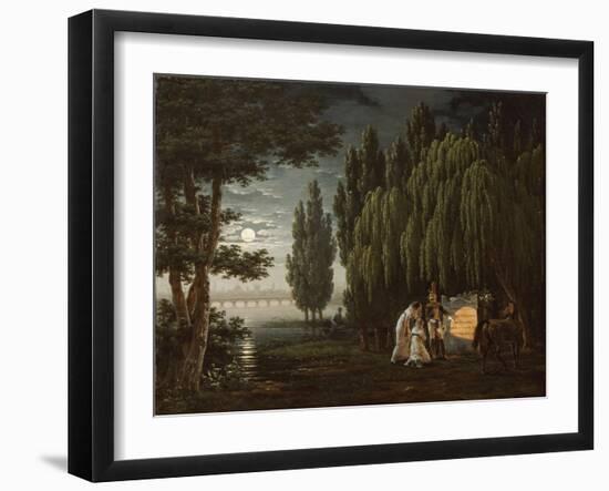 At the Tomb of Colonel Monginot-Emile Jean Horace Vernet-Framed Giclee Print