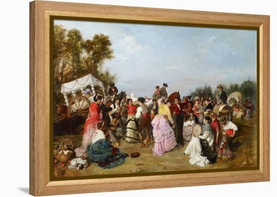 At the Torrijos Pilgrimage - Cabral Aguado-Bejarano, Manuel (1827-1891) - 1883 - Oil on Canvas - 69-Manuel Cabral y Aguado Bejarano-Framed Premier Image Canvas