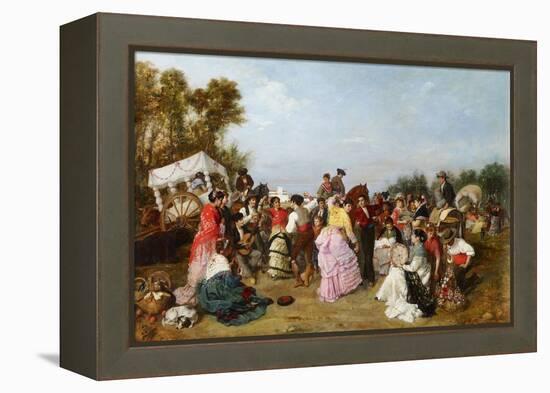 At the Torrijos Pilgrimage - Cabral Aguado-Bejarano, Manuel (1827-1891) - 1883 - Oil on Canvas - 69-Manuel Cabral y Aguado Bejarano-Framed Premier Image Canvas