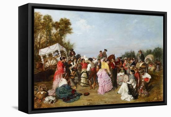 At the Torrijos Pilgrimage - Cabral Aguado-Bejarano, Manuel (1827-1891) - 1883 - Oil on Canvas - 69-Manuel Cabral y Aguado Bejarano-Framed Premier Image Canvas