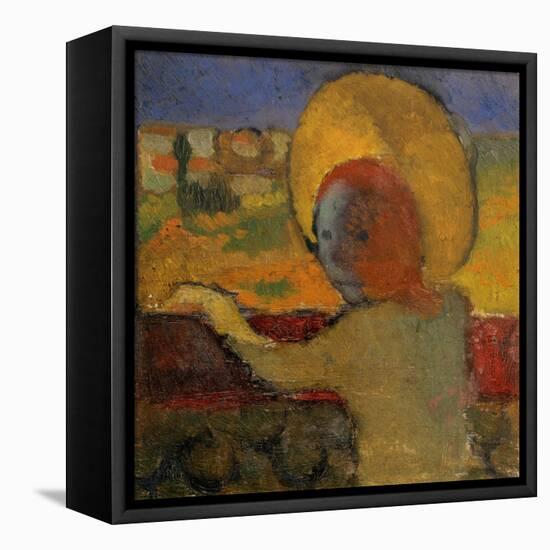 At the Train Window-Maurice Denis-Framed Premier Image Canvas