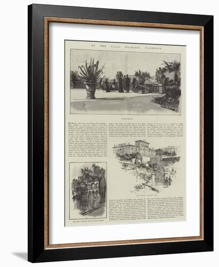 At the Villa Palmieri, Florence-Amedee Forestier-Framed Giclee Print