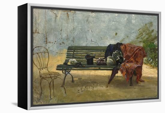 At the Villa-Filippo Palizzi-Framed Premier Image Canvas