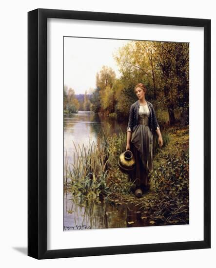 At the Water's Edge-Daniel Ridgway Knight-Framed Giclee Print
