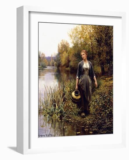At the Water's Edge-Daniel Ridgway Knight-Framed Giclee Print