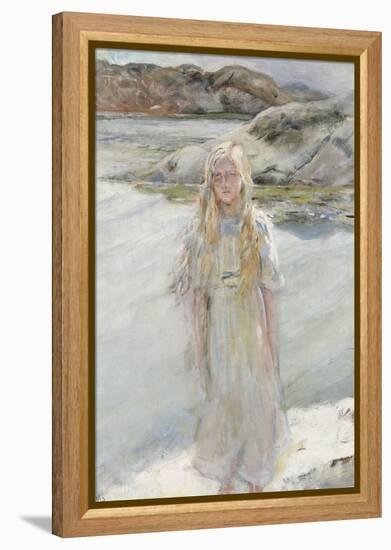 At the Waters Edge-Christian Krohg-Framed Premier Image Canvas