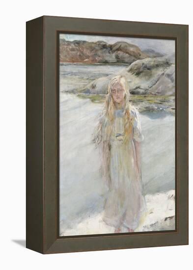 At the Waters Edge-Christian Krohg-Framed Premier Image Canvas