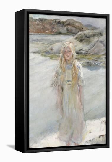 At the Waters Edge-Christian Krohg-Framed Premier Image Canvas