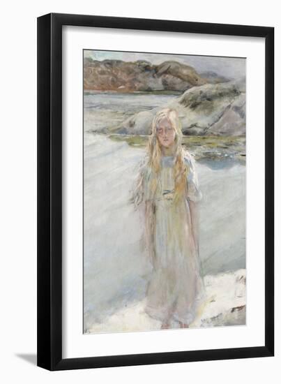 At the Waters Edge-Christian Krohg-Framed Giclee Print