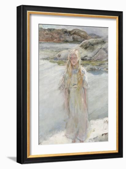 At the Waters Edge-Christian Krohg-Framed Giclee Print