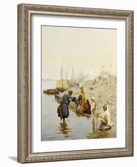 At the Waters Edge-Charles Wilda-Framed Giclee Print