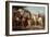 At the Well, 19th Century-Adolf Schreyer-Framed Giclee Print