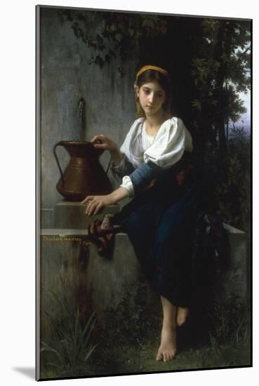 At the Well-Elizabeth Bouguereau-Mounted Giclee Print