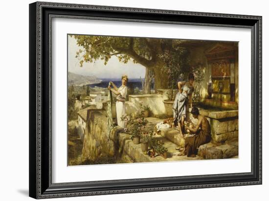 At the Well-Henryk Siemiradzki-Framed Giclee Print