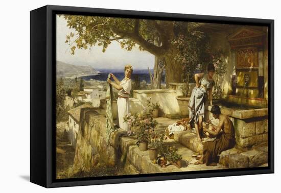 At the Well-Henryk Siemiradzki-Framed Premier Image Canvas