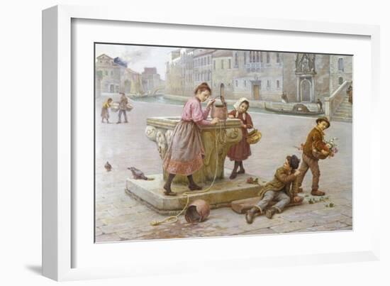 At the Well-Antonio Paoletti-Framed Giclee Print