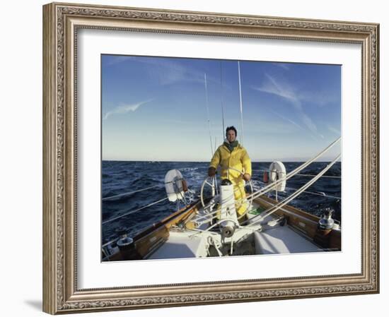 At the Wheel-null-Framed Photographic Print