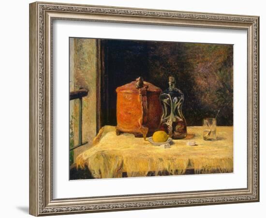 At the Window, 1882-Paul Gauguin-Framed Giclee Print