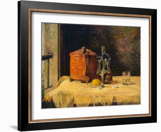 At the Window, 1882-Paul Gauguin-Framed Giclee Print