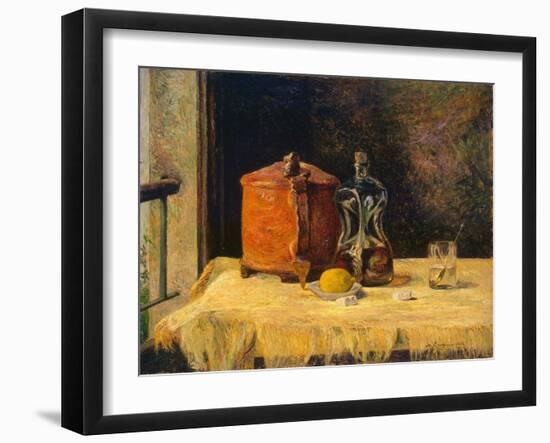 At the Window, 1882-Paul Gauguin-Framed Giclee Print