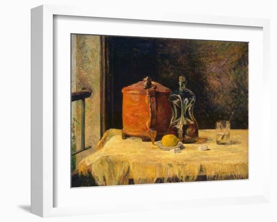 At the Window, 1882-Paul Gauguin-Framed Giclee Print