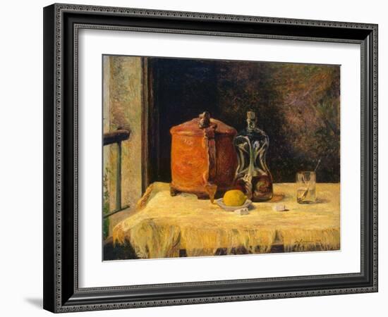 At the Window, 1882-Paul Gauguin-Framed Giclee Print