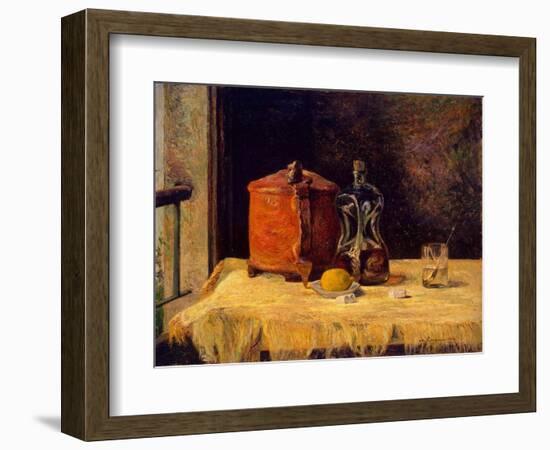 At the Window, 1882-Paul Gauguin-Framed Giclee Print