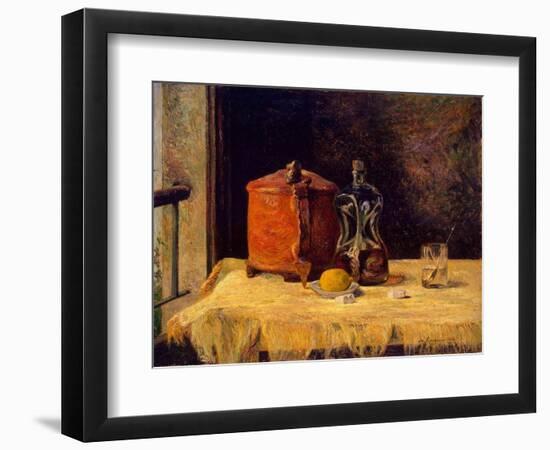 At the Window, 1882-Paul Gauguin-Framed Giclee Print