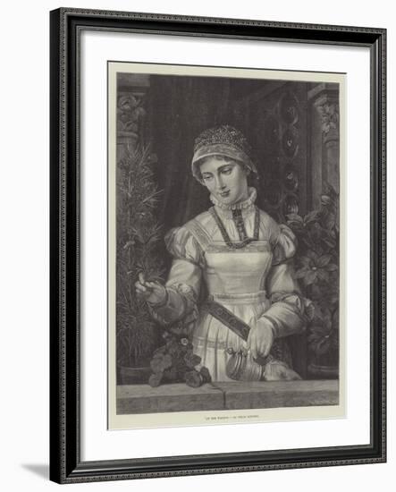 At the Window-null-Framed Giclee Print