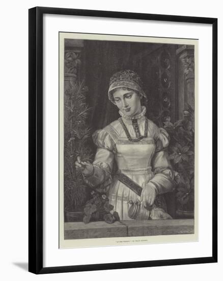 At the Window-null-Framed Giclee Print