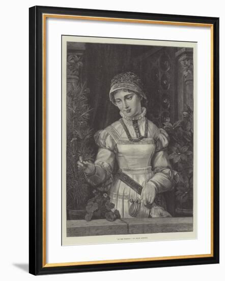 At the Window-null-Framed Giclee Print