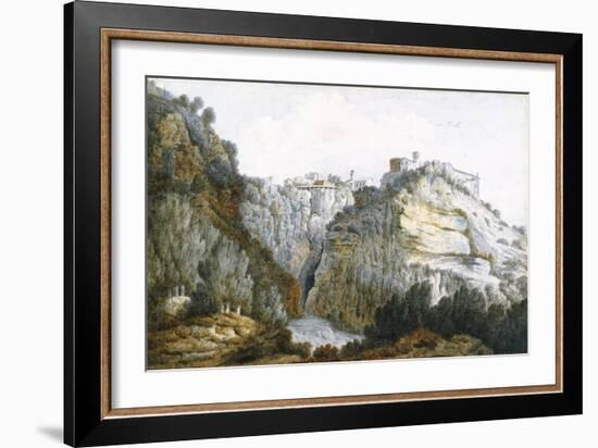 At Tivoli, 1774 (W/C & Graphite on Paper)-Thomas Jones-Framed Giclee Print