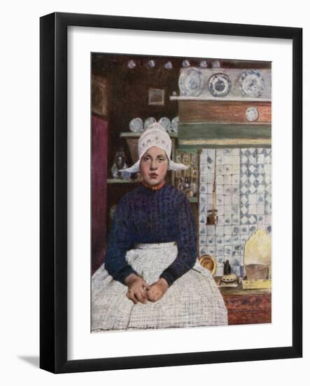 At Volendam-Mortimer Ludington Menpes-Framed Giclee Print