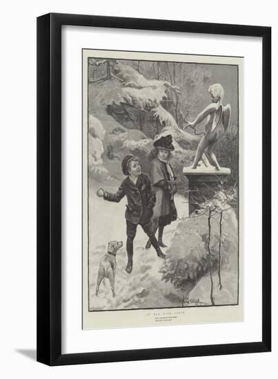 At War with Cupid-William Henry Charles Groome-Framed Giclee Print