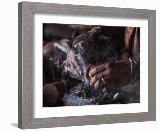 At Work-Catherina Unger-Framed Giclee Print