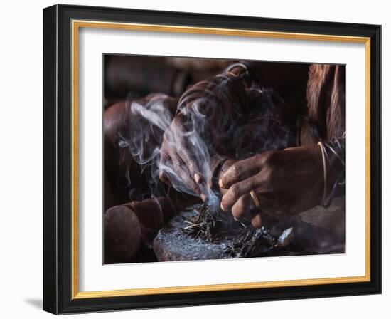 At Work-Catherina Unger-Framed Giclee Print