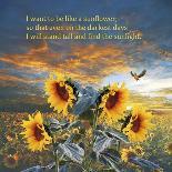 Sunflower And Bird-Ata Alishahi-Giclee Print