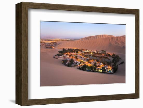 Atacama Desert, Oasis of Huacachina, Peru-sunsinger-Framed Photographic Print