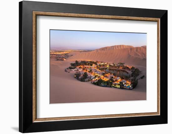 Atacama Desert, Oasis of Huacachina, Peru-sunsinger-Framed Photographic Print