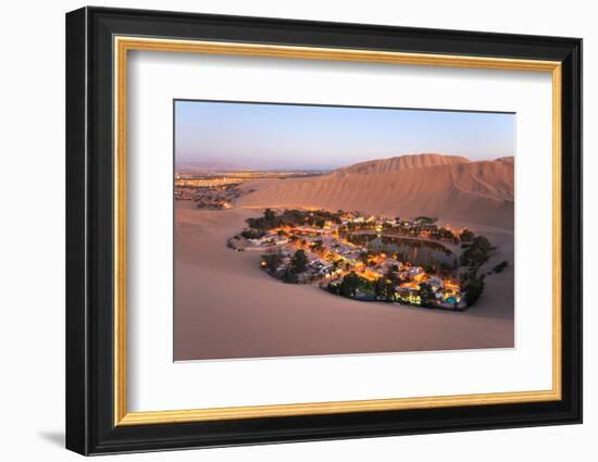 Atacama Desert, Oasis of Huacachina, Peru-sunsinger-Framed Photographic Print