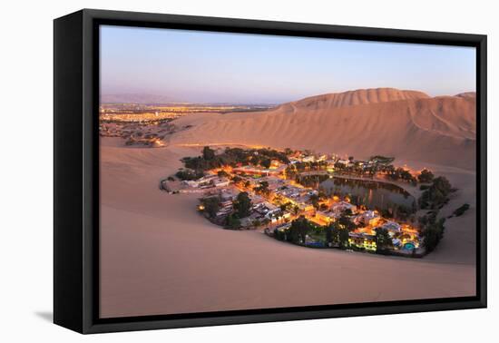 Atacama Desert, Oasis of Huacachina, Peru-sunsinger-Framed Premier Image Canvas