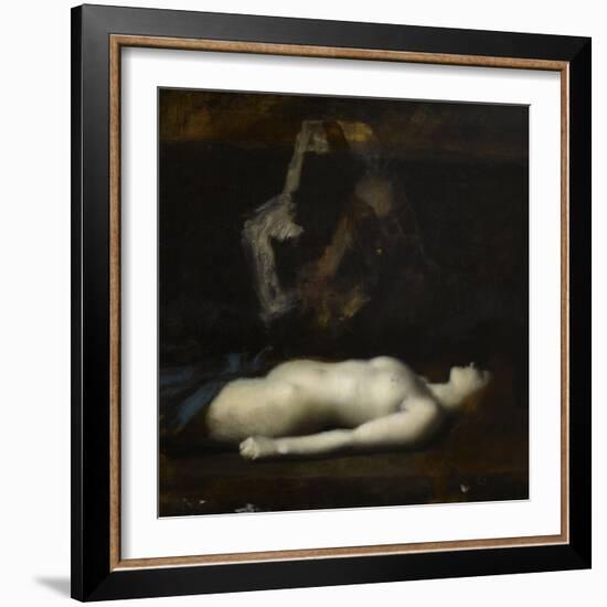 Atala-Jean Jacques Henner-Framed Giclee Print