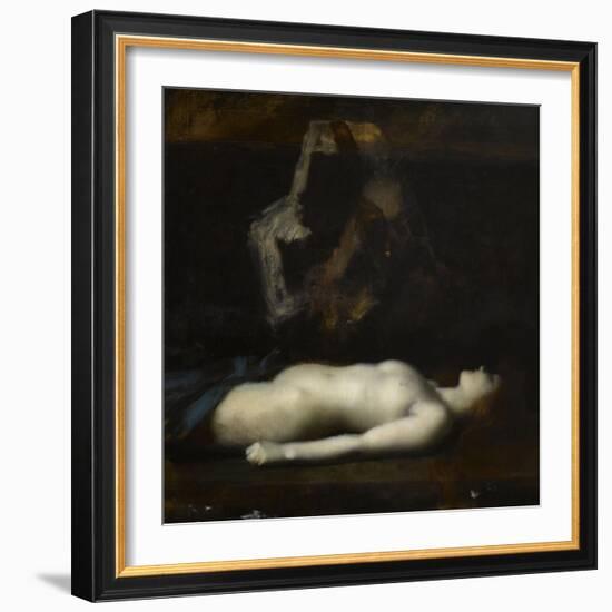 Atala-Jean Jacques Henner-Framed Giclee Print