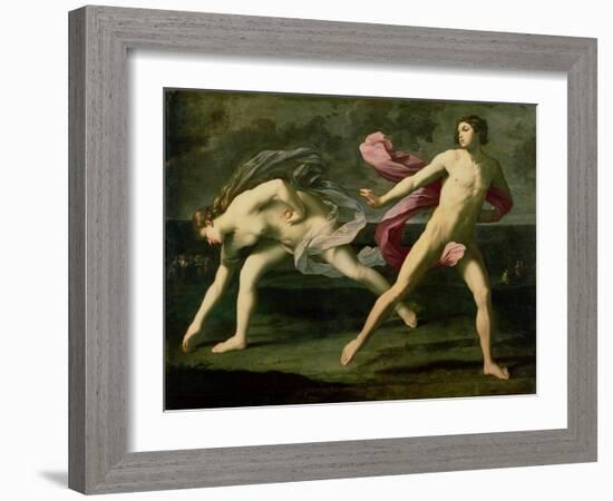 Atalanta and Hippomenes, circa 1612-Guido Reni-Framed Giclee Print