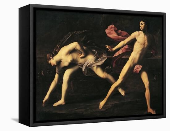 Atalanta and Hippomenes-Guido Reni-Framed Premier Image Canvas