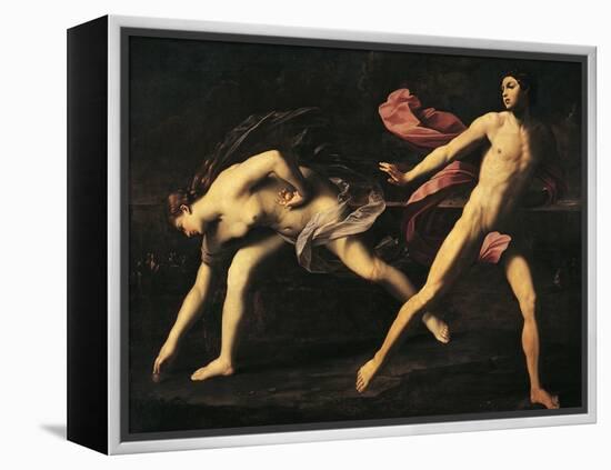 Atalanta and Hippomenes-Guido Reni-Framed Premier Image Canvas