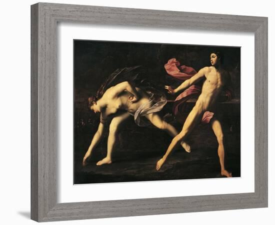 Atalanta and Hippomenes-Guido Reni-Framed Giclee Print