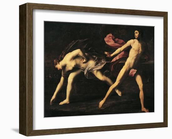 Atalanta and Hippomenes-Guido Reni-Framed Giclee Print