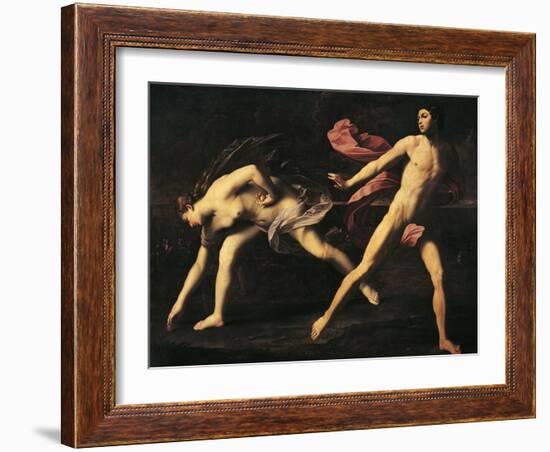 Atalanta and Hippomenes-Guido Reni-Framed Giclee Print